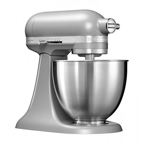 키친에이드 KitchenAid 5KSM3311XEFG, 3,3-L-Mini-Kuechenmaschine mit kippbarem Motorkopf, MATTE GREY