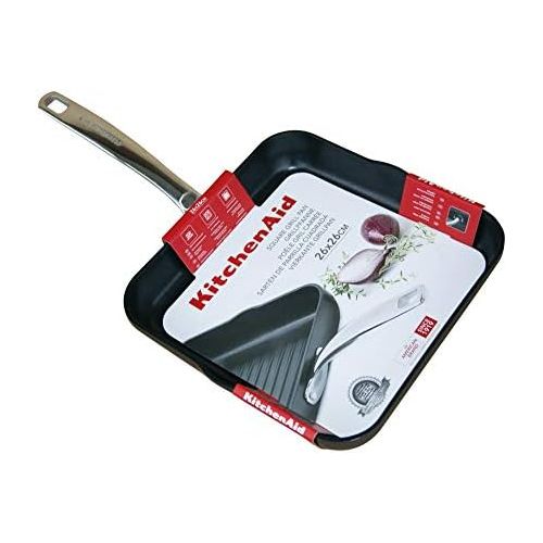 키친에이드 Kitchenaid Grillpfanne, 26 x 26 cm statt 99,- EUR