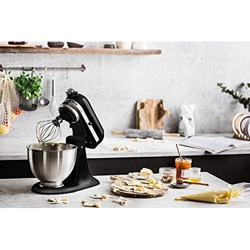 키친에이드 KitchenAid CLASSIC 4,3 L-Kuechenmaschinen mit kippbarem Motorkopf, 4.3 L, schwarz