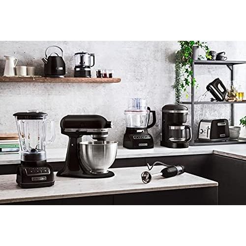 키친에이드 KitchenAid CLASSIC 4,3 L-Kuechenmaschinen mit kippbarem Motorkopf, 4.3 L, schwarz