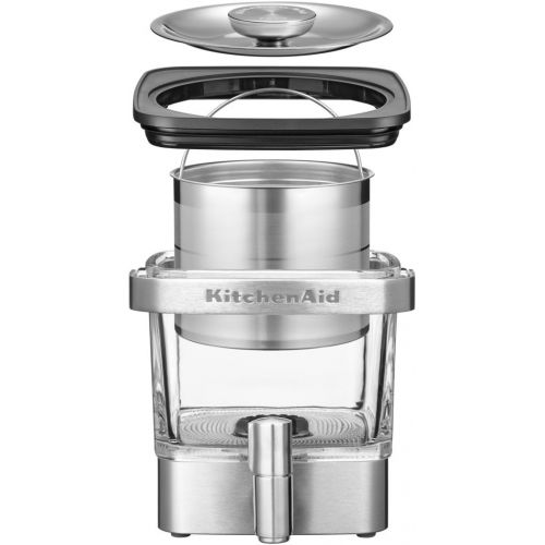 키친에이드 Kitchenaid KitchenAid 5KCM4212SX Cold-BrewKaffeebereiter, Rostfreier Stahl, Silber