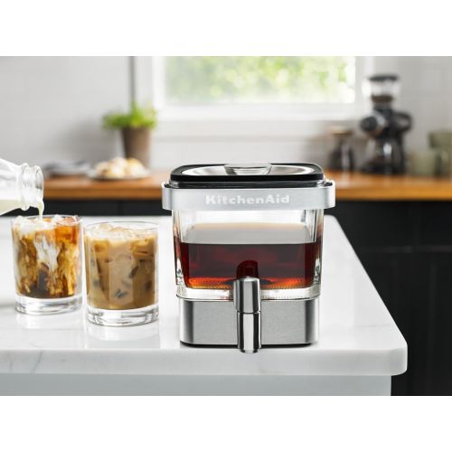 키친에이드 Kitchenaid KitchenAid 5KCM4212SX Cold-BrewKaffeebereiter, Rostfreier Stahl, Silber