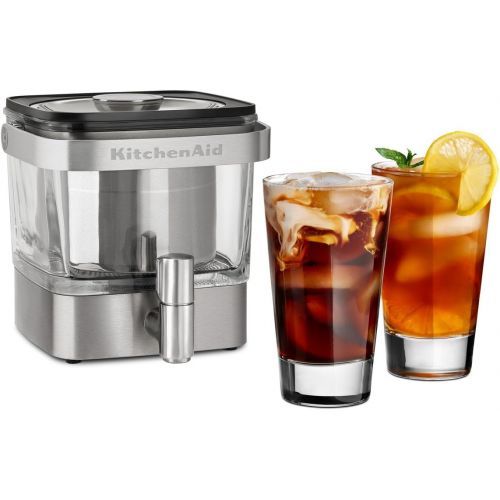 키친에이드 KitchenAid 5KCM4212SX Cold-BrewKaffeebereiter, Rostfreier Stahl, Silber