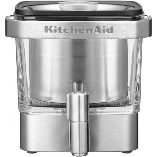 키친에이드 KitchenAid 5KCM4212SX Cold-BrewKaffeebereiter, Rostfreier Stahl, Silber