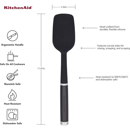 키친에이드 키친에이드KitchenAid KO030OHOBA Gourmet Spoon Spatula, one size, Matte Black