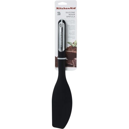 키친에이드 키친에이드KitchenAid KL032OHOBA Mixer spatula, 12.6 inches, Onyx Black