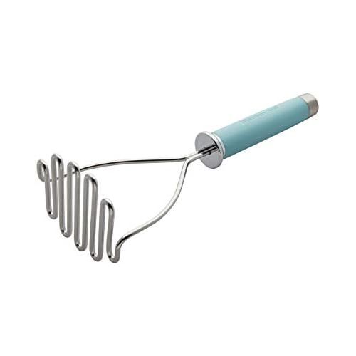 키친에이드 키친에이드KitchenAid KO008OHAQA Gourmet Stainless Steel Wire Masher, One Size, Matte Aqua Sky