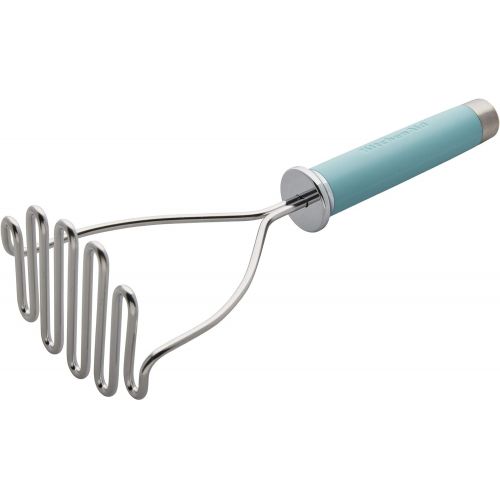 키친에이드 키친에이드KitchenAid KO008OHAQA Gourmet Stainless Steel Wire Masher, One Size, Matte Aqua Sky