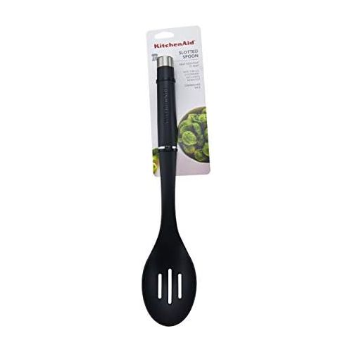 키친에이드 키친에이드KitchenAid KO004OHAQA Gourmet Nylon Slotted Spoon, One Size, Matte Aqua Sky