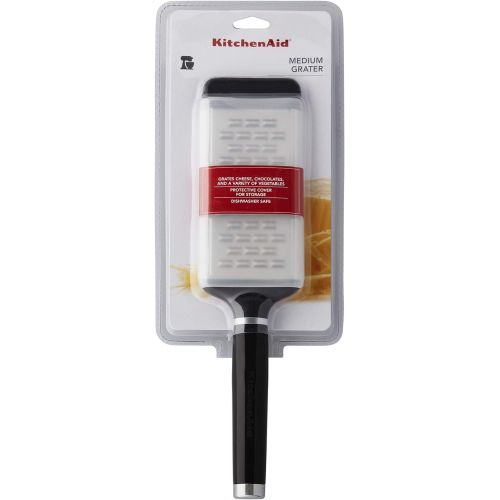 키친에이드 키친에이드KitchenAid KE320OHOBA Classic Etched Medium Grater, One Size, Black 2