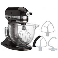 키친에이드KitchenAid 5-Quart Tilt Head Model Series Stand Mixer With Glass Bowl Silver