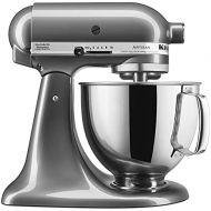 키친에이드KitchenAid Artisan Series Stand Mixer with Pouring Shield, 5-Qt., Liquid Graphite