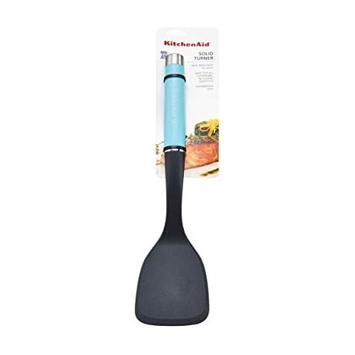 키친에이드 키친에이드KitchenAid KO001OHAQA Gourmet Large Solid Turner, one size, Matte Aqua Sky