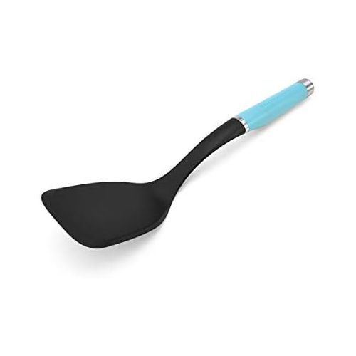 키친에이드 키친에이드KitchenAid KO001OHAQA Gourmet Large Solid Turner, one size, Matte Aqua Sky