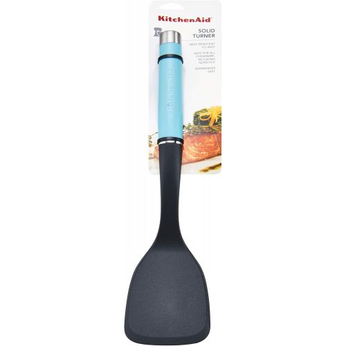 키친에이드 키친에이드KitchenAid KO001OHAQA Gourmet Large Solid Turner, one size, Matte Aqua Sky