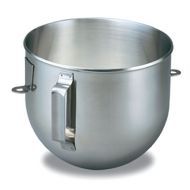 키친에이드KitchenAid K5ASB Brushed Stainless Steel 5 Quart Mixing Bowl with Handle for Bowl Lift Stand Mixers
