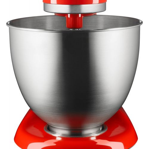 키친에이드 키친에이드KitchenAid KSM35SSB 3.5-Qt. Brushed Bowl-Stainless Steel, Quart, Metallic