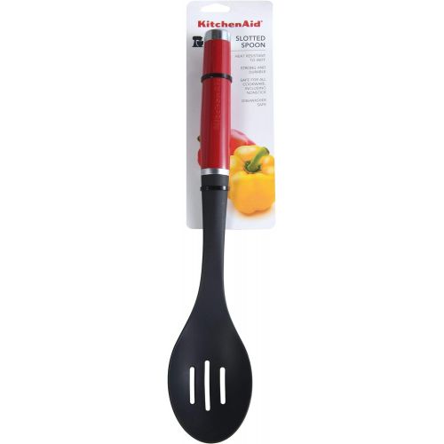 키친에이드 KitchenAid Classic Slotted Spoon, One Size, Red 2