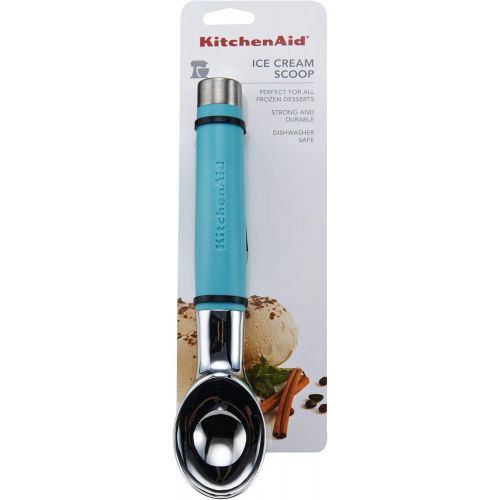 키친에이드 키친에이드KitchenAid KO117OHAQA Gourmet Ice Cream Scoop, One Size, Matte Aqua Sky