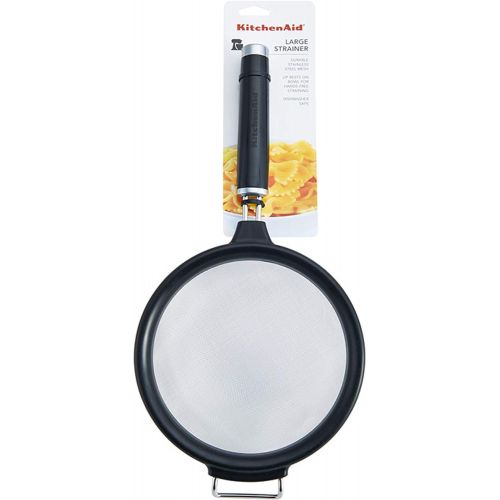 키친에이드 키친에이드KitchenAid KE161OHOBA Classic Strainer, 7-Inch, Black 2