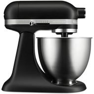 키친에이드KitchenAid KSM3311XBM Artisan Mini Series Tilt-Head Stand Mixer, 3.5 quart, Matte Black