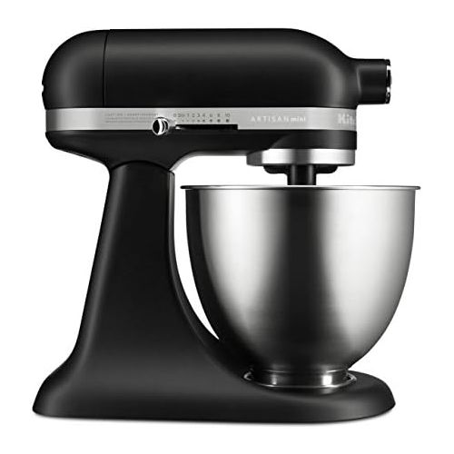 키친에이드 키친에이드KitchenAid KSM3311XBM Artisan Mini Series Tilt-Head Stand Mixer, 3.5 quart, Matte Black