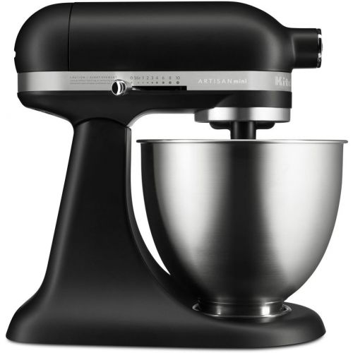 키친에이드 키친에이드KitchenAid KSM3311XBM Artisan Mini Series Tilt-Head Stand Mixer, 3.5 quart, Matte Black