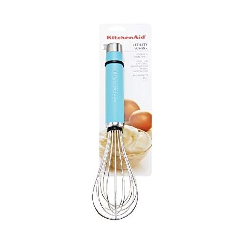 키친에이드 키친에이드KitchenAid KO060OHAQA Gourmet Utility Whisk, one size, Matte Aqua Sky