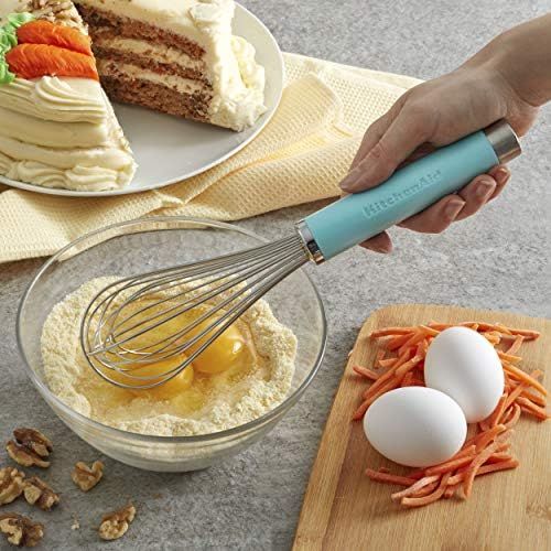 키친에이드 키친에이드KitchenAid KO060OHAQA Gourmet Utility Whisk, one size, Matte Aqua Sky