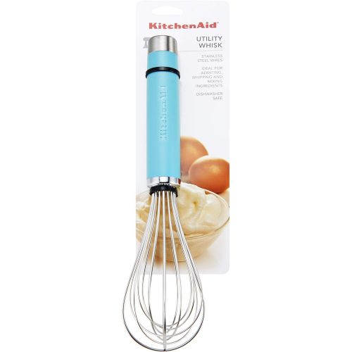 키친에이드 키친에이드KitchenAid KO060OHAQA Gourmet Utility Whisk, one size, Matte Aqua Sky