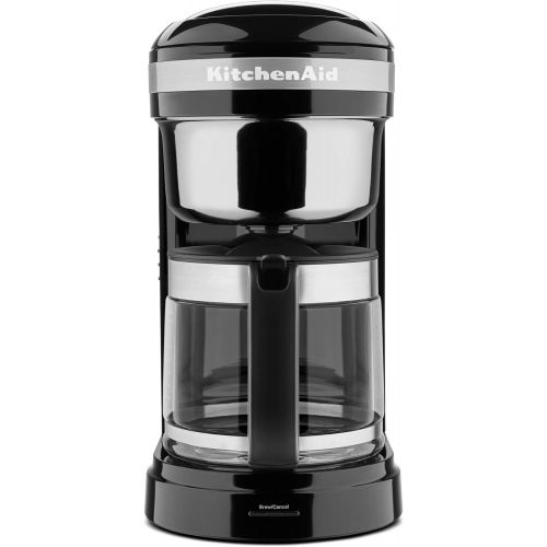 키친에이드 키친에이드KitchenAid KCM1209OB Drip Coffee Maker, 12 Cup, Onyx Black