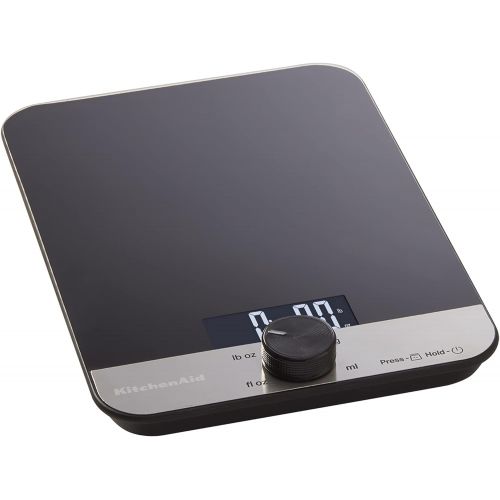 키친에이드 키친에이드KitchenAid KQ908 Glass 11 Pound Digital Top Kitchen Scale, One