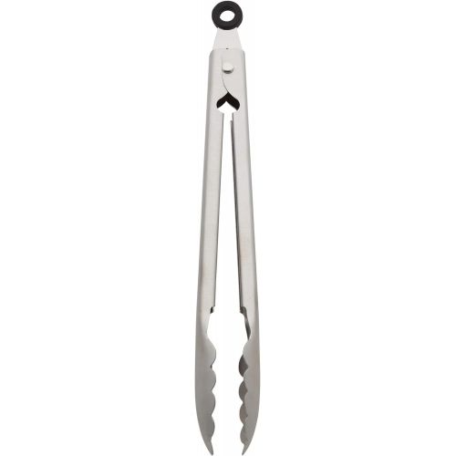 키친에이드 키친에이드KitchenAid KO091OHSSA Gourmet Utility Tongs, One Size, Stainless Steel