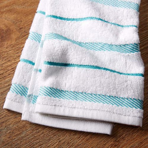 키친에이드 키친에이드KitchenAid Albany Kitchen Towel Set, Set of 4, Aqua