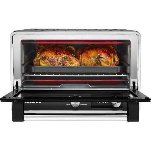 키친에이드 키친에이드KitchenAid KCO211BM Digital Countertop Toaster Oven, Black Matte