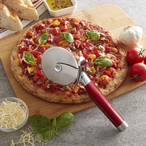 키친에이드 키친에이드KitchenAid KO113OHERA Gourmet Pizza Wheel, One Size, Matte Red