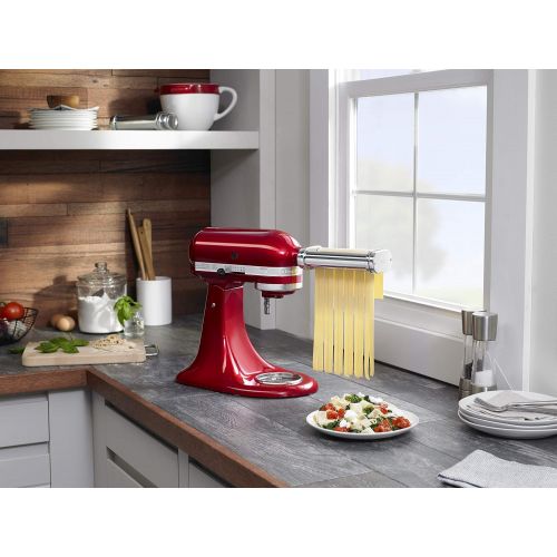 키친에이드 키친에이드KitchenAid KSMPCA Pasta Cutter Attachment Set, One Size, Silver