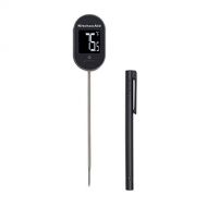 키친에이드KitchenAid KQ904 Digital Instant Read Thermometer, TEMPERATURE RANGE: -40°F to 482°F, Black