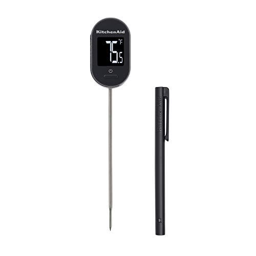 키친에이드 키친에이드KitchenAid KQ904 Digital Instant Read Thermometer, TEMPERATURE RANGE: -40°F to 482°F, Black