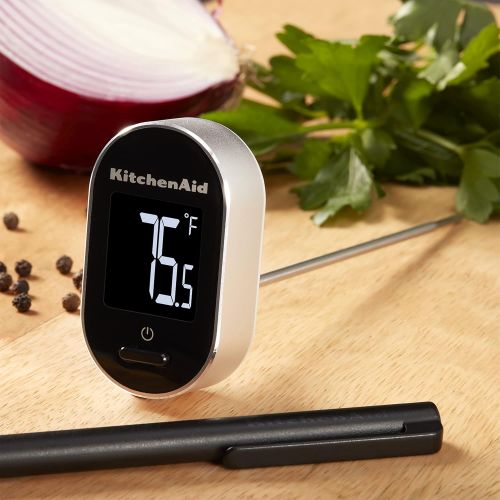 키친에이드 키친에이드KitchenAid KQ904 Digital Instant Read Thermometer, TEMPERATURE RANGE: -40°F to 482°F, Black