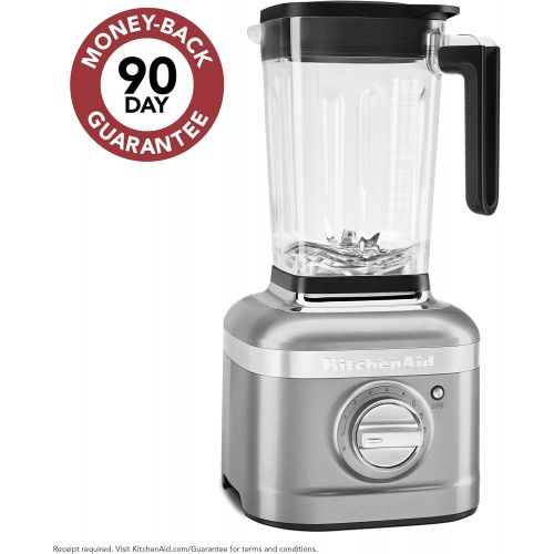 키친에이드 키친에이드KitchenAid KSB4027CU K400 Countertop Blender, 56 OZ, Contour Silver