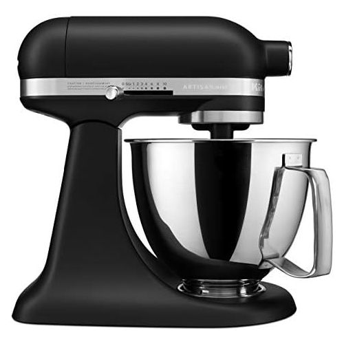 키친에이드 키친에이드KitchenAid KSM3316XBM Artisan Mini Stand Mixers, 3.5 quart, Black Matte