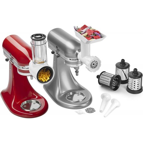 키친에이드 키친에이드KitchenAid KSMGSSA Mixer Attachment Pack, White