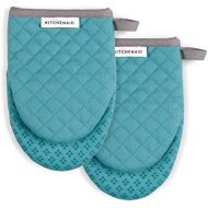 키친에이드KitchenAid Kitchen Aid Asteroid Oven Mitts, Mini, Aqua