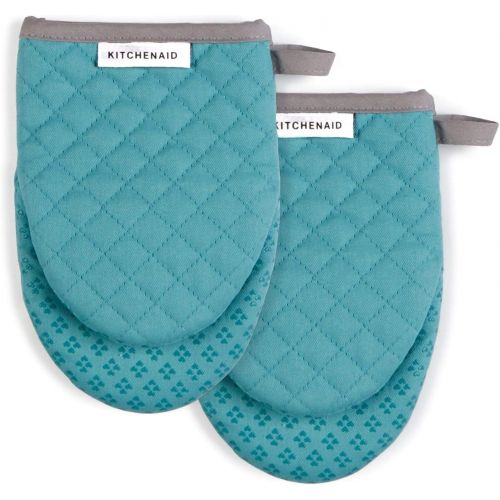 키친에이드 키친에이드KitchenAid Kitchen Aid Asteroid Oven Mitts, Mini, Aqua