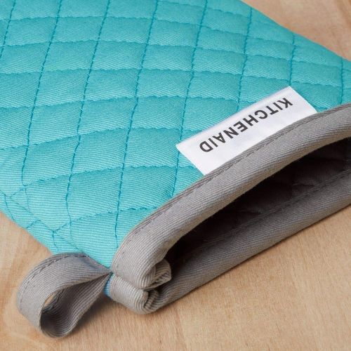 키친에이드 키친에이드KitchenAid Kitchen Aid Asteroid Oven Mitts, Mini, Aqua