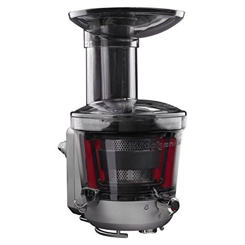 키친에이드 키친에이드KitchenAid KSM1JA Masticating Juicer and Sauce Attachment, 1L, Silver