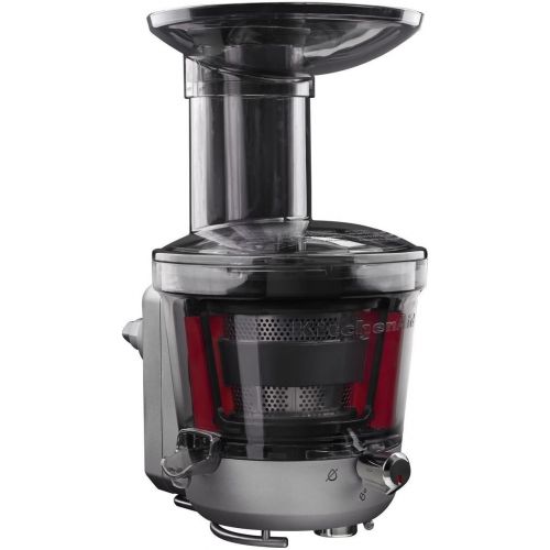 키친에이드 키친에이드KitchenAid KSM1JA Masticating Juicer and Sauce Attachment, 1L, Silver