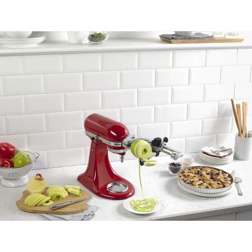 키친에이드 키친에이드KitchenAid KSM1APC Spiralizer Attachment, 1, Silver