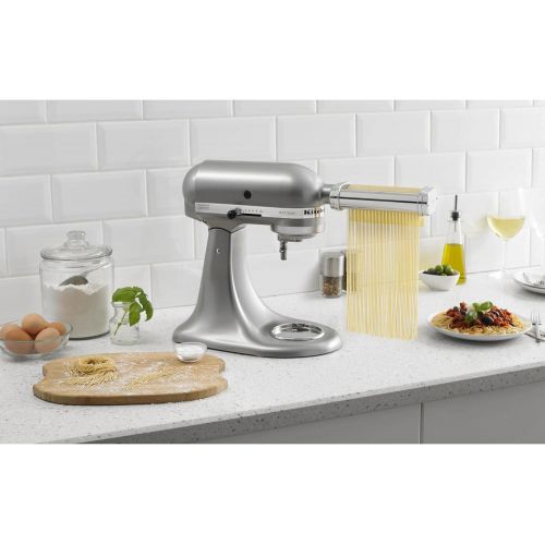 키친에이드 키친에이드KitchenAid KSMPRA 3-Piece Pasta Roller & Cutter Attachment Set, Silver, Pack of 1